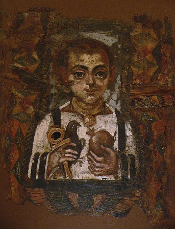 A Boy, Antinoopolis, ca AD 290 (Paris, Musée du Louvre, AF 6488)